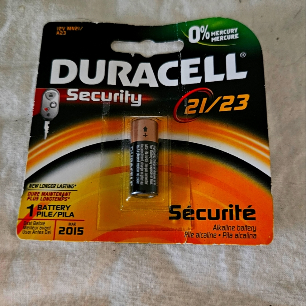 Free bundle item- car security battery